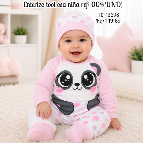 Enterizo tool osa niña ref: 004(UND)