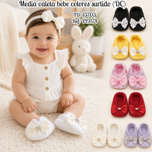 Media valeta bebe colores surtido (DC)