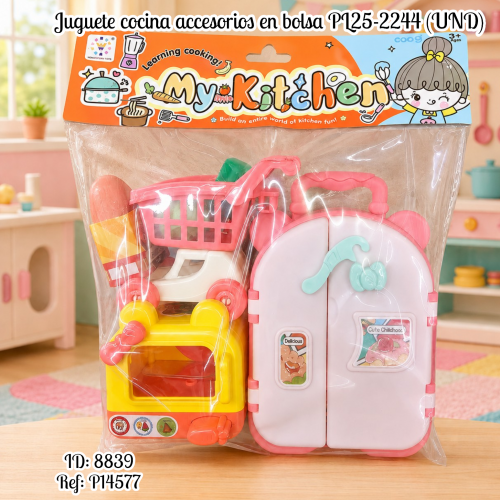 Juguete cocina accesorios en bolsa PL25-2244 (UND)