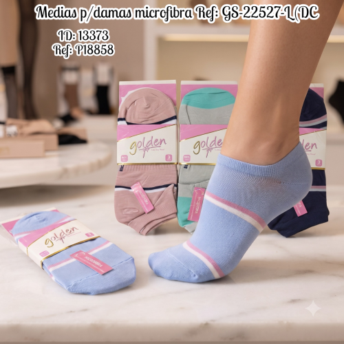 Medias p/damas microfibra Ref: GS-22527-L (DC)