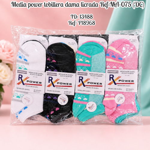 Media power tobillera dama licrada Ref:MA-075 (DC)