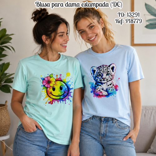 Blusa para dama estampada (DC)