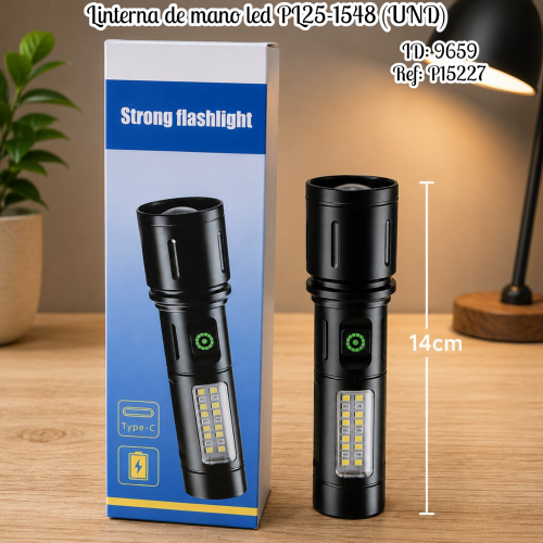 Linterna de mano led PL25-1548 (UND)