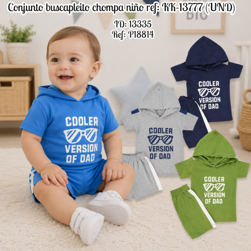 Conjunto buscapleito chompa niño ref: KK-13777 (UND)