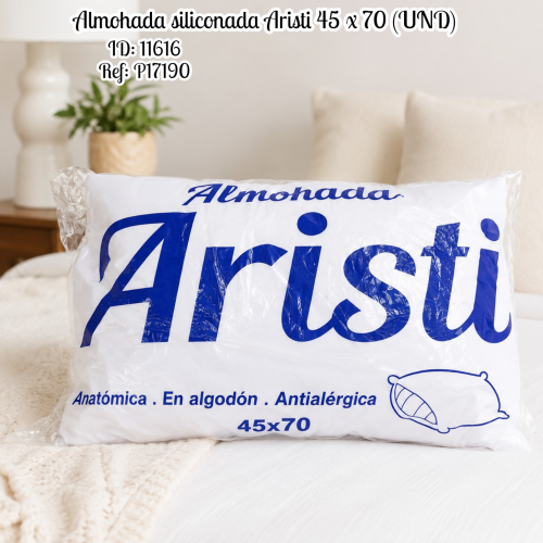 Almohada siliconada Aristi 45 x 70 (UND)