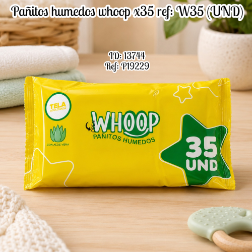 Pañitos humedos whoop x35 ref: W35 (UND)
