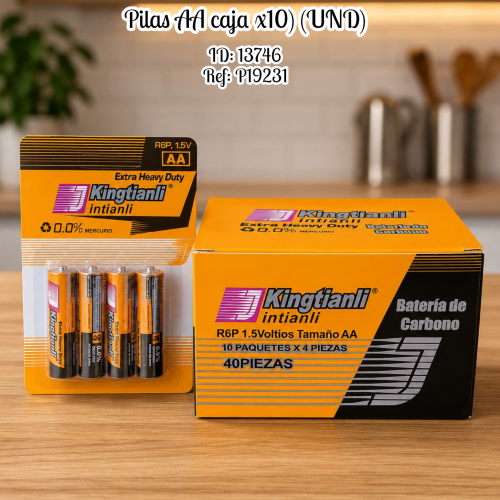 Pilas AA caja x10) (UND)