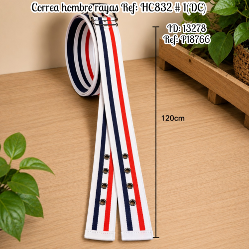 Correa hombre rayas Ref: HC832 # 1(UND)