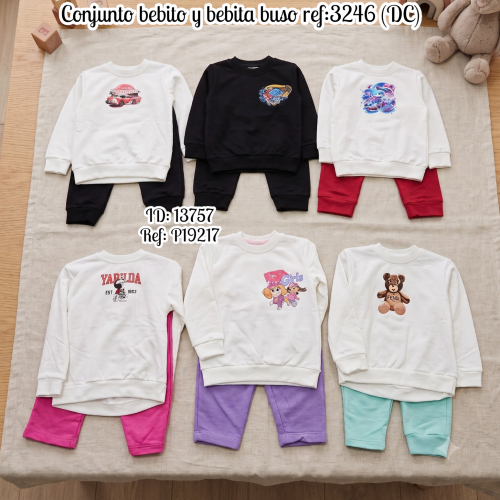 Conjunto bebito y bebita buso ref:3246 (DC)