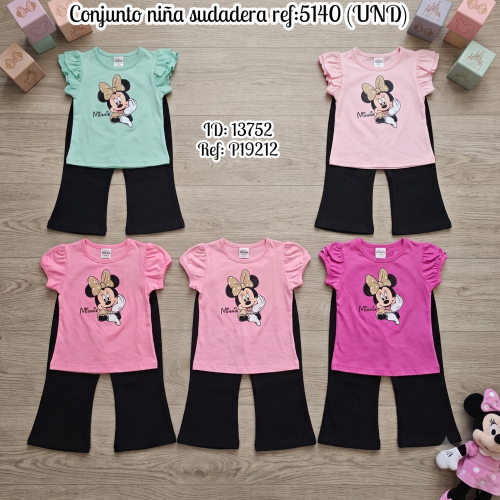 Conjunto niña sudadera ref:5140 (UND)