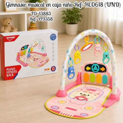 Gimnasio musical en caja niña Ref: HE0618 (UND)