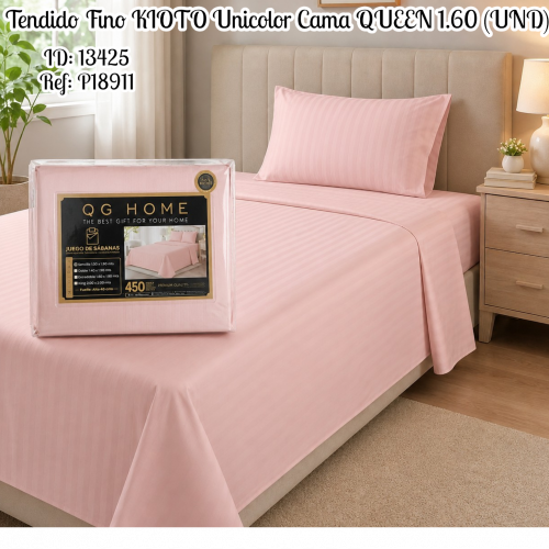 Sabana cama sencilla color pastel 100 IQG 450 Hilos (UND)