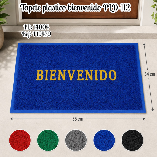 Tapete plastico bienvenido PLD-112(UND)