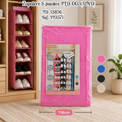 Zapatero 6 puestos PLD-003(UND)