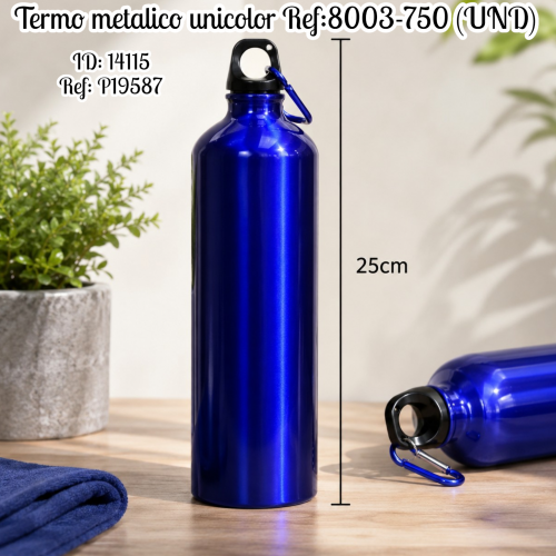 Termo metalico unicolor Ref:8003-750 (UND)