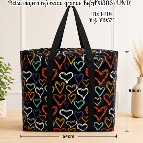 Bolsa viajera reforzada grande Ref:AX1306 (UND)