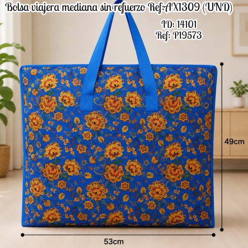 Bolsa viajera mediana sin refuerzo Ref:AX1309 (UND)