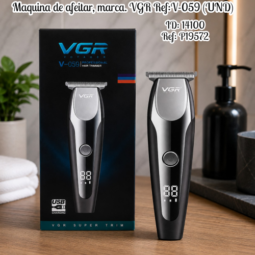 Maquina de afeitar, marca. VGR Ref:V-059 (UND)