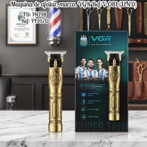 Maquina de afeitar, marca. VGR Ref:V-081 (UND)