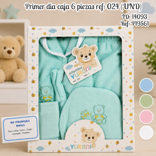 Primer dia caja 6 piezas ref: 024 (UND)
