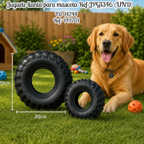 Juguete llanta para mascota Ref:JPG1346 (UND)