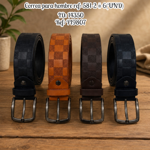 Correa para hombre ref: 581-2 # 6(UND)