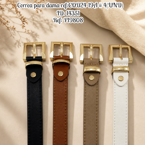 Correa para dama ref:COD24-19A # 4(UND)
