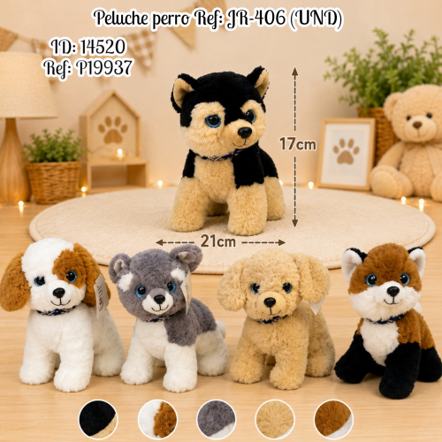 Peluche perro  Ref: JR-406 (UND)