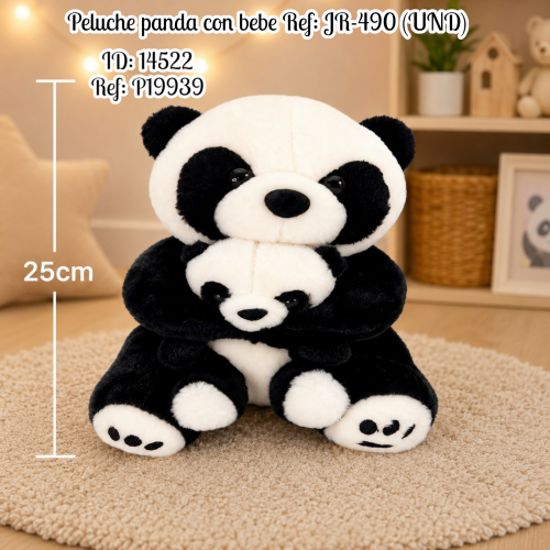 Peluche panda con bebe Ref: JR-490 (UND)