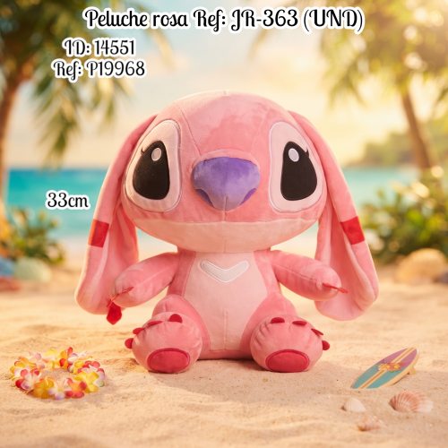 Peluche rosa Ref: JR-363 (UND)