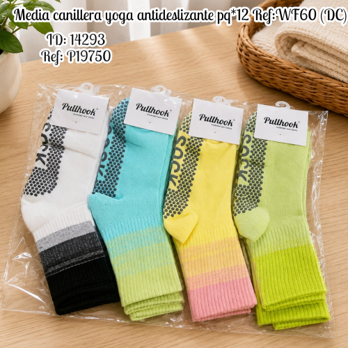 Media canillera yoga antideslizante pq*12 Ref:WF60 (DC)
