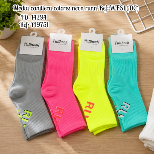 Media canillera colores neon runn Ref:WF61 (DC)