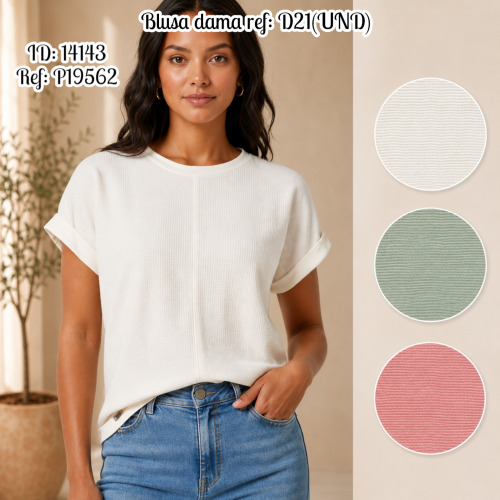 Blusa dama ref: D21(UND)