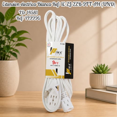 Extension electrica Blanca Ref: 1E-ZJ-2ZB-9FT-AH (UND)