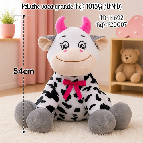 Peluche vaca grande Ref: 1015G (UND)