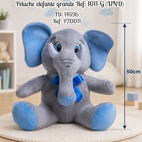 Peluche elefante grande Ref: 1011-G (UND)
