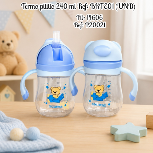 Termo pitillo 240 ml Ref: BKTE01 (UND)