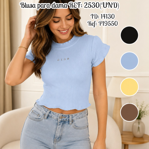 Blusa para dama REF: 2530(UND)
