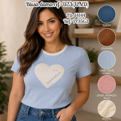 Blusa dama ref: D23(UND)