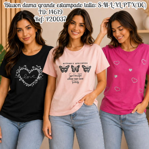 Bluson dama grande estampado talla: S-M-L-XL PTX(DC)