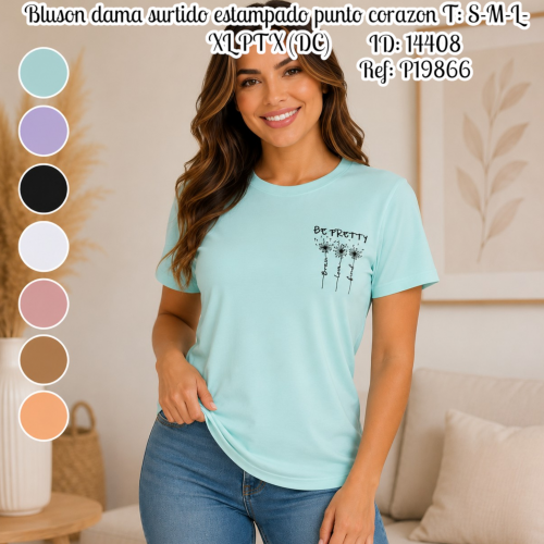 Bluson dama surtido estampado punto corazon T: S-M-L-XL (DC)