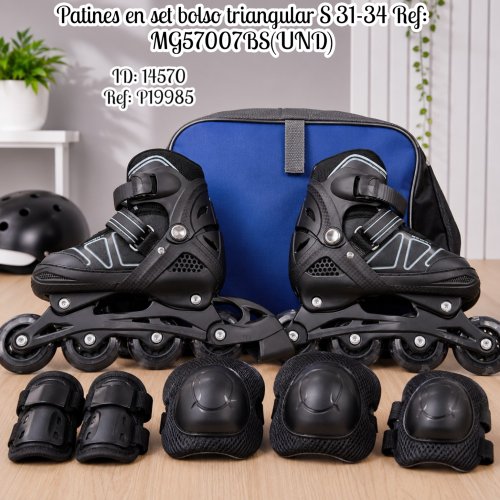 Patines en set bolso triangular S 31-34 Ref: MG57007BS(UND)