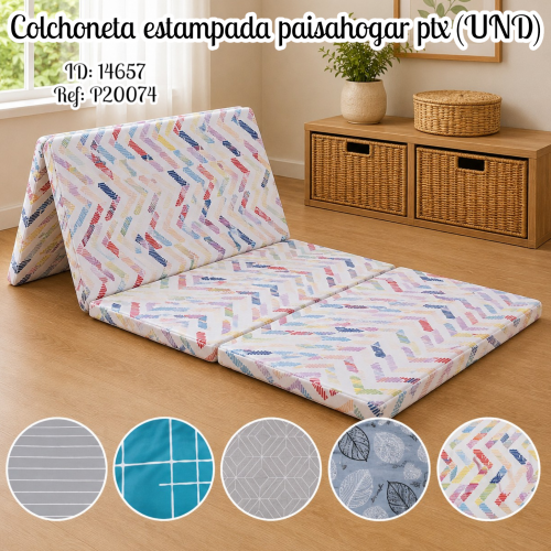 Colchoneta estampada paisahogar ptx (UND)