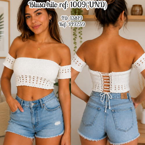Blusa hilo ref: 1009(UND)