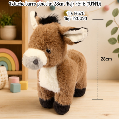 Peluche burro pinocho 28cm  Ref: 7645 (UND)