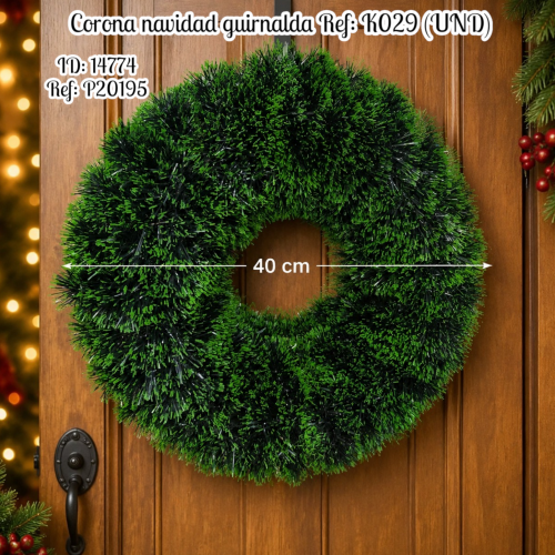 Corona navidad guirnalda Ref: K029 (UND)