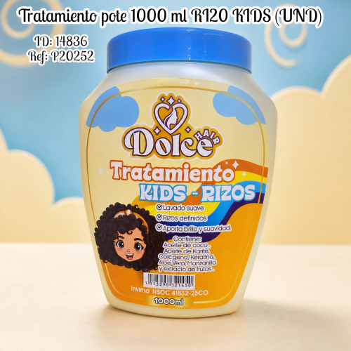 Tratamiento pote 1000 ml Risos KIDS (UND)