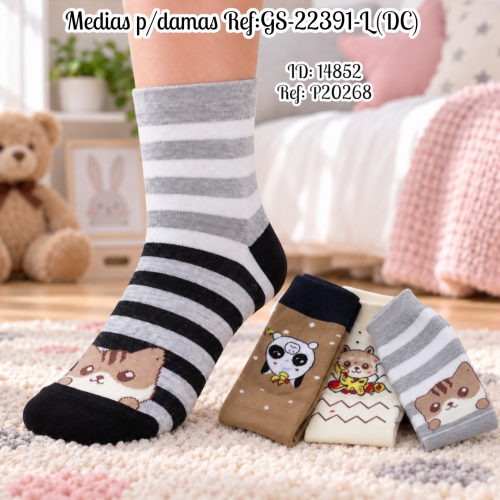Medias p/damas Ref:GS-22391-L (DC)