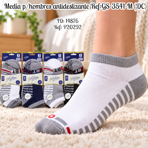 Media p/hombres antideslizante Ref:GS-3541-M (DC)