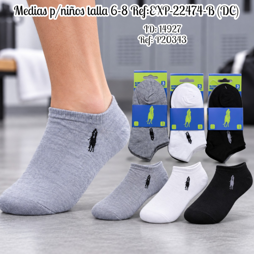 Medias p/niños talla 6-8 Ref:EXP-22474-B (DC)